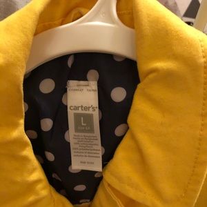Girls yellow trench jacket